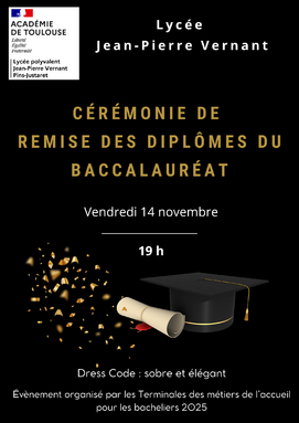 Noir et Or Remise des diplômes Affiche.png